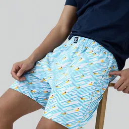 XYXX Men Printed Combed Cotton Splash Boxer-35