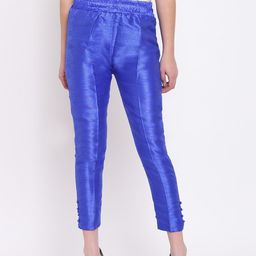 RIVI Women Easy Wash Silk Trousers-image-76