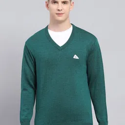 Monte Carlo Men V Neck Woollen Pullover-picture-28