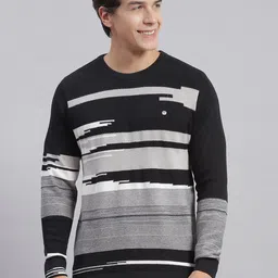 Monte Carlo Abstract Printed Woollen Pullover-image-4
