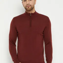 98 Degree North Mock Collar Woollen Pullover-picture-14