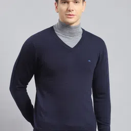 Monte Carlo V-Neck Woollen Pullover-picture-43