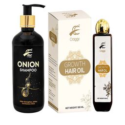 Craggy Cosmetic Unisex Pack of 2 Onion Shampoo & Growth Hair Oil-4