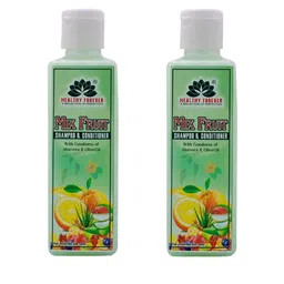 HEALTHY FOREVER Set Of 2 Mix Fruit Shampoo & Conditioner-200 ml Each-39