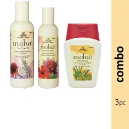 moha Set of 5 In 1 Hair Oil 200 ml + Herbal Hair Serum 100 ml + Herbal Shampoo 100 ml-10