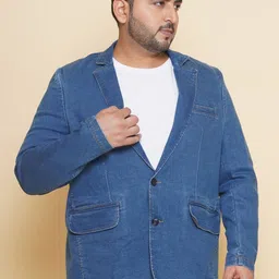 John Pride Plus Size Single Breasted Blazers-picture-25