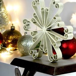 Hind Decor White & Brown Stocking Holder-image-35