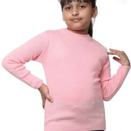 IndiWeaves Girls Pack Of 2 Round Neck Long Sleeve Pullover Wool Sweaters-picture-33
