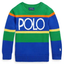 Polo Ralph Lauren Boys Colourblocked Cotton Pullover Sweater-picture-58