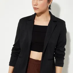 max Notched Lapel Single-Breasted Casual Blazer-picture-12