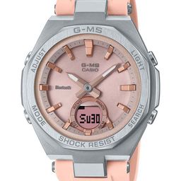 CASIO Women Pink Dial & Pink Straps Analogue and Digital Bluetooth Solar Powered Watch BX189-image-39