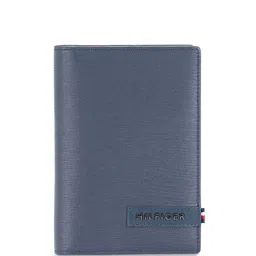 Tommy Hilfiger Men Textured Leather Passport Holder-picture-41