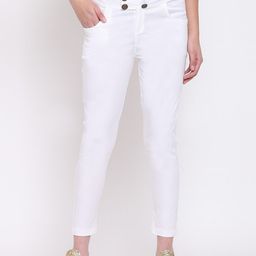 RIVI Women Easy Wash Pure Cotton Trousers-image-74