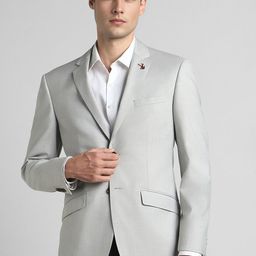 SIMON CARTER LONDON Self Design Slim Fit Single Breasted Formal Blazer-image-80