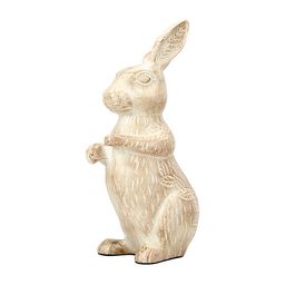 Hind Decor White & Brown Handcrafted Elegant Bunny Showpiece-image-55
