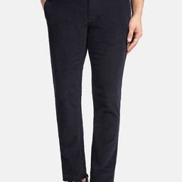 Blackberrys Men Textured Slim Fit Low-Rise Easy Wash Trousers-image-40