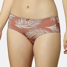 Triumph Women Tropical Printed Seamless Mid-Rise Hipster Briefs-image-56