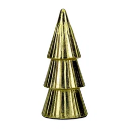 Hind Decor Yellow Christmas Cone Idol Showpiece-image-14