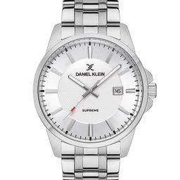 Daniel Klein Supreme Men Silver-Toned Dial & Straps Analogue Watch DK 1 13318-1_OR-32
