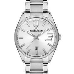 Daniel Klein Premium Men Silver-Toned Dial & Straps Analogue Watch DK.1.13294-1_OR-38