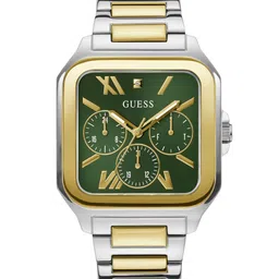 GUESS Men Stainless Steel Bracelet Style Straps Analogue Watch GW0631G1-image-59