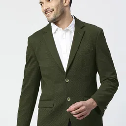 Basics Comfort Fit Single Breasted Casual Blazer-picture-48