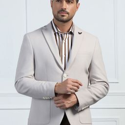 Blackberrys Slim-Fit Satin Single-Breasted Blazer-29