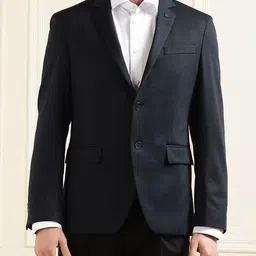 Karl Lagerfeld Printed Single Breasted Formal Blazer-picture-16