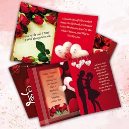 ME & YOU Red Beautiful Love Greeting Card-picture-11