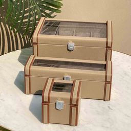 Mason Home Taupe 4 Slots Watch Organiser-16