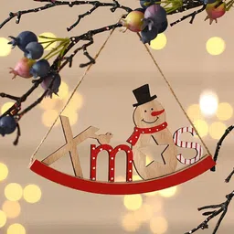 Ascension Beige & Red Christmas Tree Hanging Festive Decor-picture-18