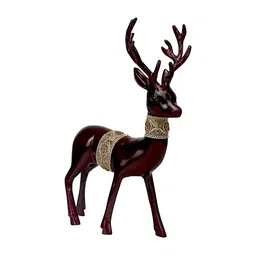 Hind Decor Red & Black Minimalistic Reindeer Showpiece-picture-31