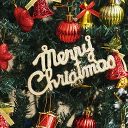 eCraftIndia Red Christmas Tree Hanging Ornaments Festive Decor-36