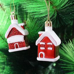 TAYHAA Red 4 Pieces Snowy Home Festive Decor-picture-15