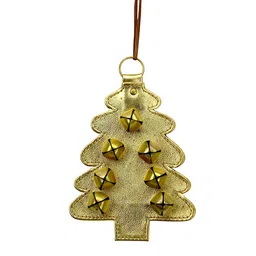 Hind Decor Iron Hanging Christmas Tree With Bells Festive Decor-image-42