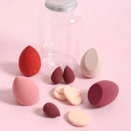 FEELHIGH 10-Pcs Sponge Set With Storage Jar-24