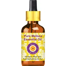 Deve Herbes Pure Melissa Essential Oil with Glass Dropper Natural Therapeutic Grade 10ml-image-56