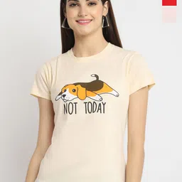 Fabflee Pack Of 3 Graphic Printed Regular Fit Pure Cotton Casual T-Shirt-image-86