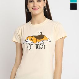 Fabflee Pack Of 3 Graphic Printed Regular Fit Pure Cotton Casual T-Shirt-picture-32
