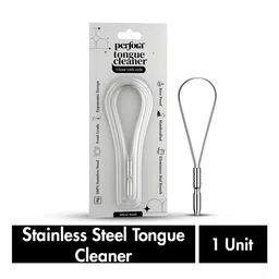 Perfora Stainless Steel Tongue Cleaner - Silver-25