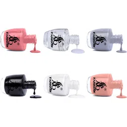 AQ FASHION Set Of 6 Glossy Quick Dry Nail Polish - 15 ml Each-image-67