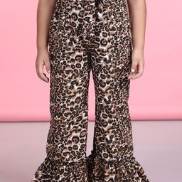 Cutiekins Animal Printed Knitted Straight Fit Palazzos-image-68
