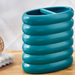 Home Centre Teal Textured Polyresin-10