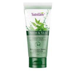NutriGlow Neem & Tulsi Face Scrub With Oil Control Formula-65 ml-56