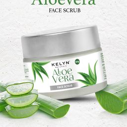 KELYN Naturals Aloe Vera Vegan Face Scrub - 50 g-21