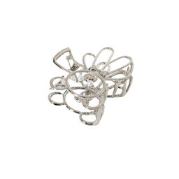 justpeachy Women Silver-Toned Claw Clip-image-38