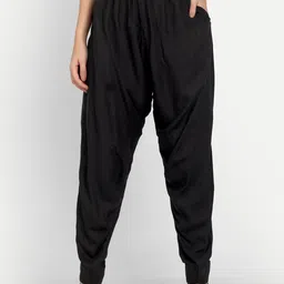 APELLA Women Black Solid Loose-Fit Salwar-image-60