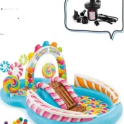 57149NP Candy Zone Play Centre With Pump Inflatable Swimming Pool-46