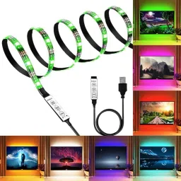 30 LEDs 1 m Multicolor Color Changing Strip Rice Lights-23