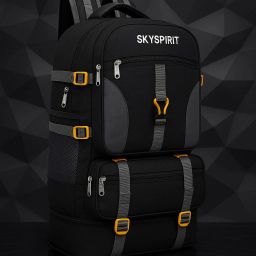 65L Rucksack Backpack for Trekking, & Travel | Expandable | Shoe Compartment | Rucksack - 65 L-image-78